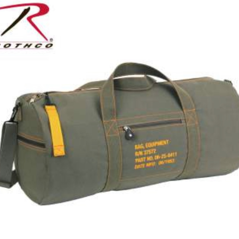 Rothco canvas equipment duffel bag